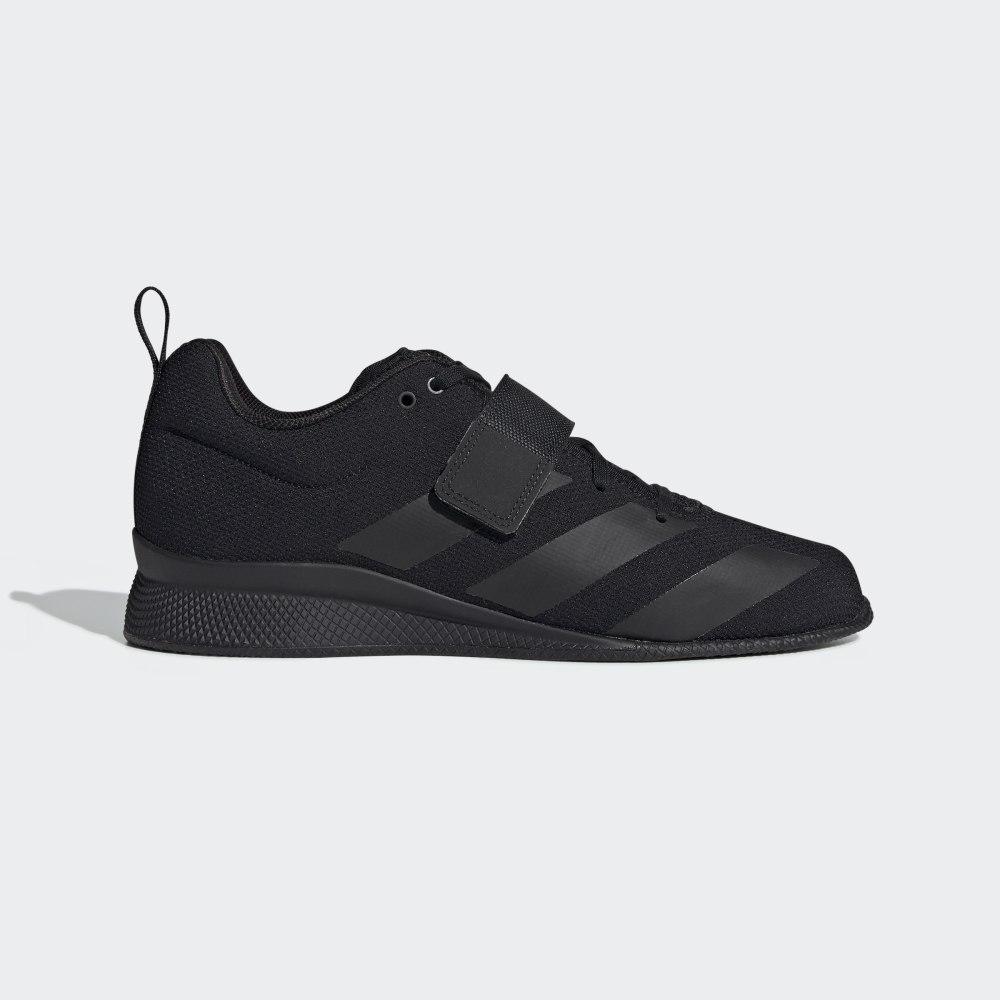Adidas Adipower 2 Hrvatska - Muške Tenisice Za Dizanje Utega - Crne/Crne (WFJUBC640)